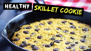 Chocolate Chip Skillet Cookie everyone can make! LAZY BUT HEALTHY RECIPE!