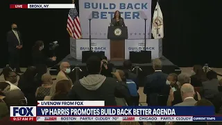 Kamala Harris confronted by protester during speech | LiveNOW from FOX