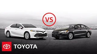 2020 Toyota Camry LE vs. 2020 Ford Fusion SE | Head to Head | Toyota