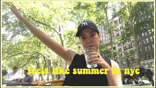 Life in NYC | Summer vibes in the city, yoga, fitness slump, try on clothing haul