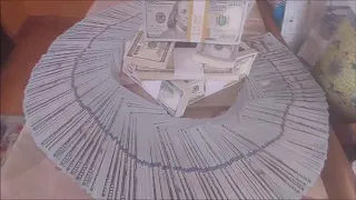 Counting Out the Benjamins Money Games You Can Play with $100,000 in Cash Pt2 A Money Card House