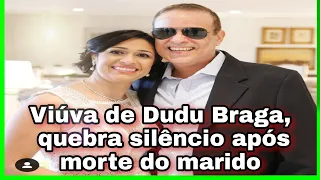Viúva de Dudu Braga, filho de Roberto Carlos, quebra silêncio após morte do marido