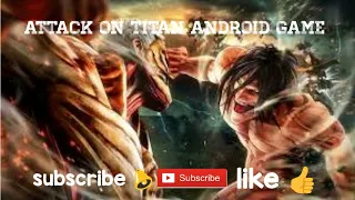 #attack on Titan Android game for attack on Titan #fans