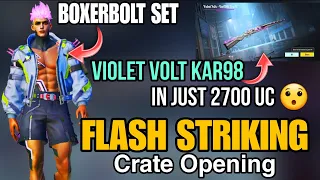BOXERBOLT ULTIMATE SET & VIOLET VOLT KAR98 CRATE OPENING | FLASH STRIKING CRATE OPENING