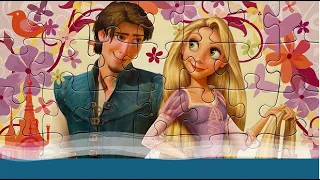 Disney Rapunzel & Flynn Rider, Puzzle, ディズニープリンセス, パズル, 디즈니 공주, принцесса диснея, princesa de Disney