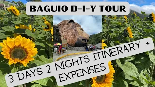 DIY BAGUIO🌲ITINERARY 3D2N + EXPENSES | doc jean's travels