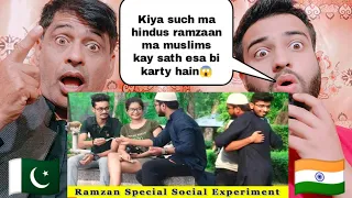 Ramzan Special Hindu Muslim Social Experiment In India Reaction By |Pakistani Family Reactions|