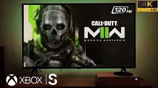 Call Of Duty MW2 (2022) 120HZ Mode Xbox Series S (LG TV 4k)