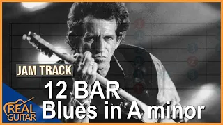 12 Bar Blues Backing Track in A minor