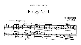 Nikolai Medtner - 2 Elegies, Op. 59 [with score]