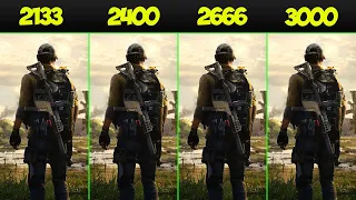 DDR4 2133MHz vs 2400MHz vs 2666MHz vs 3000MHz The Division 2