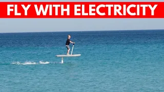 Electric Hydrofoil over the Indian Ocean! First impressions of AquaFlights Flitescooter!