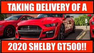 TAKING DELIVERY OF A 2020 SHELBY GT500 IN RACE RED!! DREAMS DO COME TRUE!!