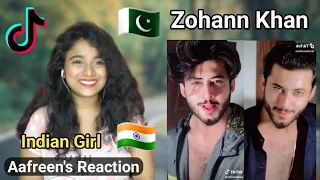 Reaction On Pakistani Zohann Khan New TikTok | By Aafreen Shaikh