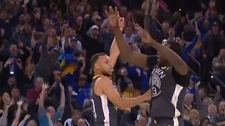 Stephen Curry with a Halfcourt Buzzer-beater to end the first Quarter | Warriors vs Clippers