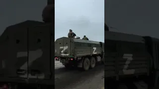 convoy of Chechens in ukraine