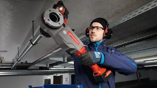 Explained: SUPERTRONIC 2000 E the new cordless thread cutting machine from ROTHENBERGER