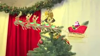 Flying Santa Tree Topper