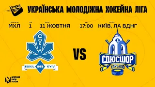 УМХЛ U-17 ХК Сокіл (Київ) - ХК СДЮСШОР (Харків) 11.10.2021