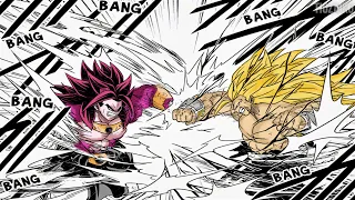 Broly vs Cumber | Manga Dragon Ball Heroes