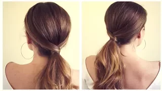 Simple Elegant Ponytail Tutorial