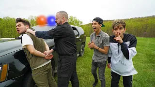 POLICE PRANK ON BEST FRIEND!