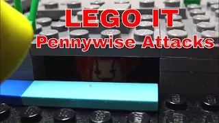 Lego IT - Pennywise attacks Georgie Scene