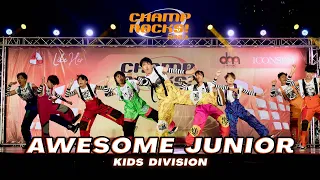 🏆1ST PLACE | AWESOME JUNIOR | CHAMP ROCKS! BKK 2023 | Crew Performance KIDS Division @ICONSIAM