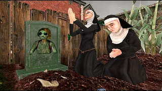 Evil Nun 2 killed a child Bad ending animation part 132 | Sister Madeline vs Sister Enda