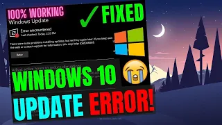 FIX : Windows 10 Update Errors ✅ Windows 10 Update Failed to Install (2004, 1909, 1903) Error | 2020