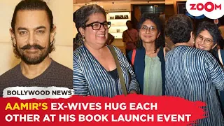 Aamir Khan's ex wives Kiran Rao and Reena Dutta bond together at an event; netizens REACT