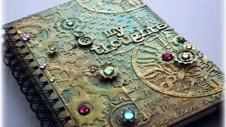 Steampunk Mixed Media Journal Cover Tutorial