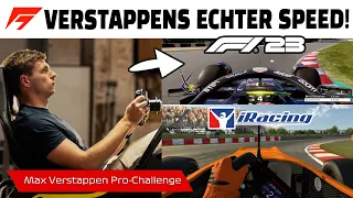 So schnell ist Max Verstappen wirklich in einer Rennsimulation | F1 23 vs. iRacing