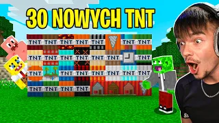 TESTUJEMY 30 NOWYCH TNT w Minecraft!