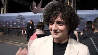 1899 Interview with Aneurin Barnard - he plays Daniel Solace EUROPEAN PREMIERE Berlin Netflix