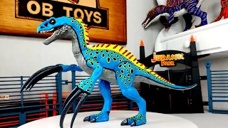 CUSTOM OB TOYS HYBRID DINOSAUR SUCHOMIMUS THERIZINOSAURUS | JURASSIC WORLD MATTEL TOYS | ASMR ART