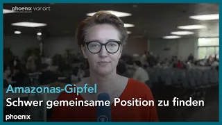 Xenia Böttcher aus Belém zum Amazonas-Gipfel am 09.08.23