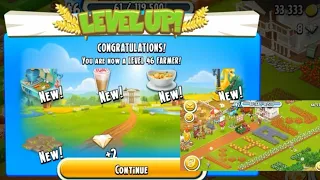 my favorite game hay day New level 46 new animals 🐔🥚🐝🐠🐟🦚🦢🐦🐿️🦍🦒🦛🦏🦣🦘🦌🐑🐄🐖🐎🐆🐕‍🦺🐕🐰🌾🌻🍑🥭🍍🍌🍎🍒🍓🍇🌽🧅🍠🌶️🍅🥜🧄🚄🪙💎🪓🪚