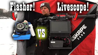 Garmin LIVESCOPE vs FLASHER Ice Fishing (Pros and Cons Of Both)