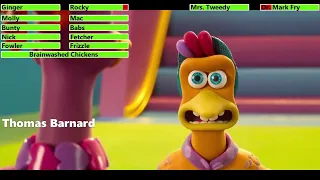 Chicken Run: Dawn of the Nugget (2023) Final Battle with healthbars 2/4