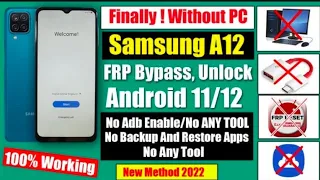 Samsung A12 Frp Bypass Android 11 Without PC New Method 2022 ...@TechnologyGyan