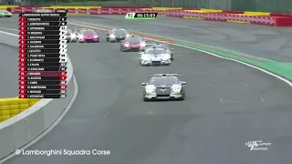 Zware crash tijdens Lamborghini Super Trofeo in Spa-Francorchamps