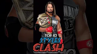 #shorts Top 10 Styles Clash By AJ Styles