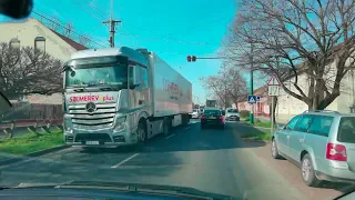 Békéscsaba - Csorvás - Orosháza (driving in Hungary)