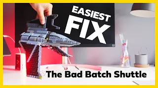 How to fix Bad Batch Shuttle? 🚀 Lego Star Wars 75314 official set modification