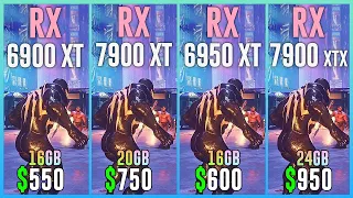 RX 6900 XT vs RX 7900 XT vs RX 6950 XT vs RX 7900 XTX - Test in 15 Games