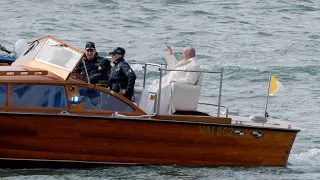 Nach Genesung: Papst Franziskus beginnt Reisejahr in Venedig