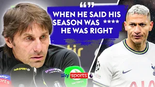 Antonio Conte responds to Richarlison's fiery midweek interview... 😳