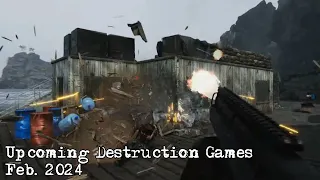 Upcoming Destruction Games (Feb. 2024)