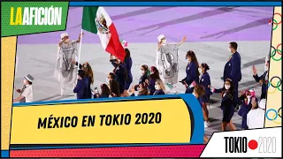 Así desfiló la delegación mexicana en la inauguración de Tokio 2020